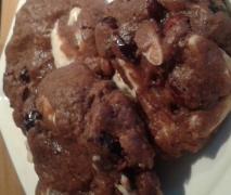 schokoladige cashew cranberrie cookies