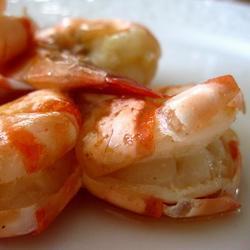 shrimps in alufolie