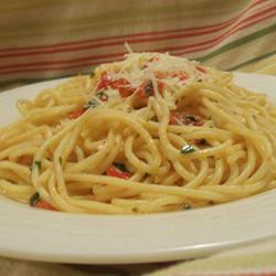 spaghetti aglio e olio mit butter