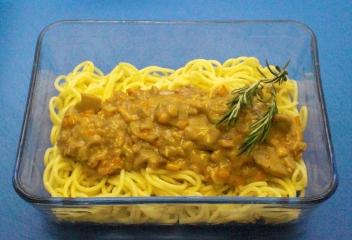 spaghetti mit champignon möhren sûgo