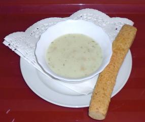 spargel lachs suppe mit dill