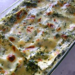 spinatlasagne mit gorgonzola walnusssauce