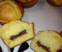 super fluffige muffins mit schokokern
