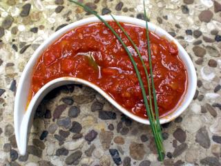 tomaten paprika dip