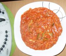 tomatenreis mit hühnchen