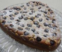 torta della nonna mit blaubeeren