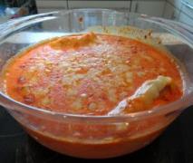 überbackener maultaschen auflauf mit tomaten
