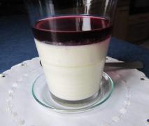 vanille joghurt panna cotta mit fruchtsoße