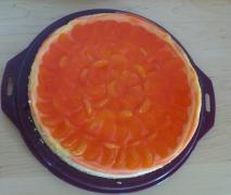 variation von mandarinen schmandkuchen