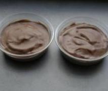 variation von schokoladenpudding