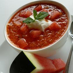 wassermelonen gazpacho