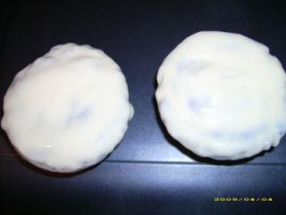 weiße schokoladen muffins