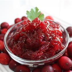 weihnachtliche cranberrysauce