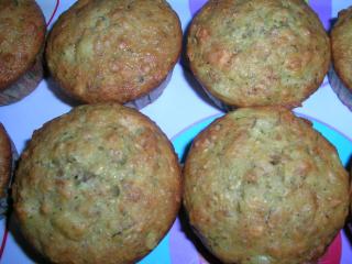 zucchini ananas muffins